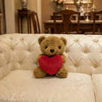 Ours en Peluche avec Cœur (20 cm)