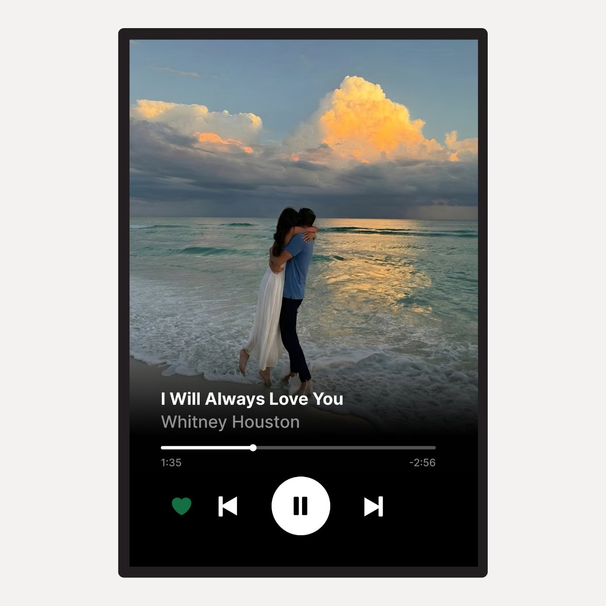 Affiche personnalisée Cover Spotify - Cadre Spotify personnalisé