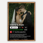 Affiche personnalisée film Netflix - Cadre netflix personnalisé