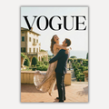 Affiche personnalisée magazine « VOGUE » - Cadre personnalisé pour couple