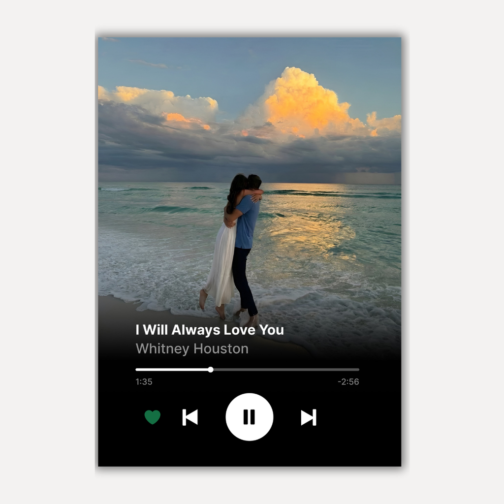 Affiche personnalisée Cover Spotify - Cadre Spotify personnalisé