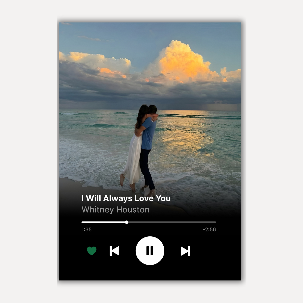 Affiche personnalisée Cover Spotify - Cadre Spotify personnalisé