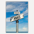Affiche personnalisée, panneaux de rue, prénoms et dates - Cadre personnalisé