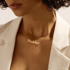 Collier Prénom Personnalisé en Acier Inoxydable